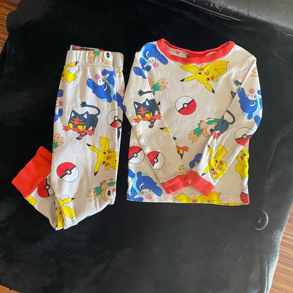 Licensed Pokémon Pajama Sets 2-pair Size 4 - Picture 6 of 9